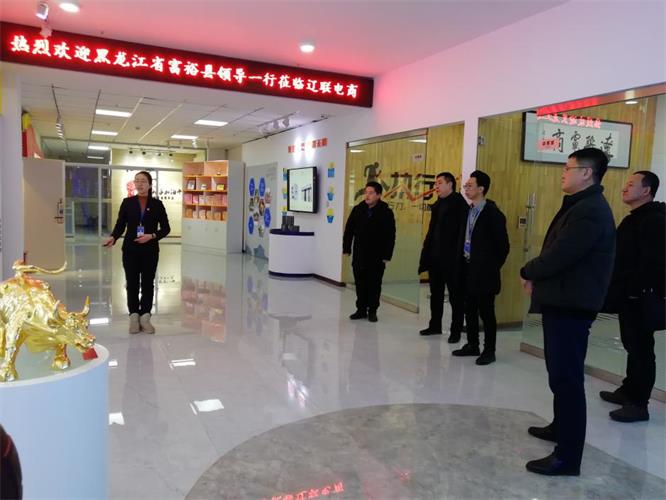 黑龙江省富足县向导一行考察“智慧税务”项目