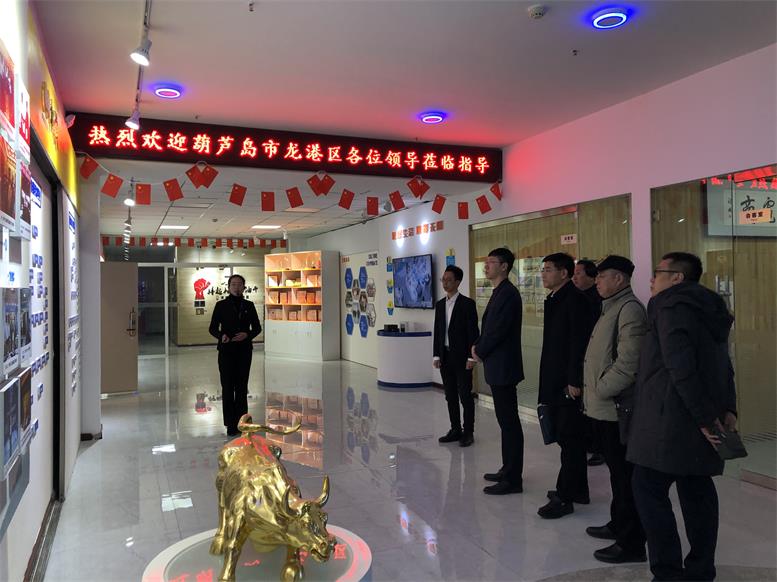 辽宁省葫芦岛市龙岗区常务副区长付国一行莅临人生就是搏官网集团考察财路大数据项目